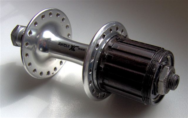 Eine XC-9000-Hinterradnabe.